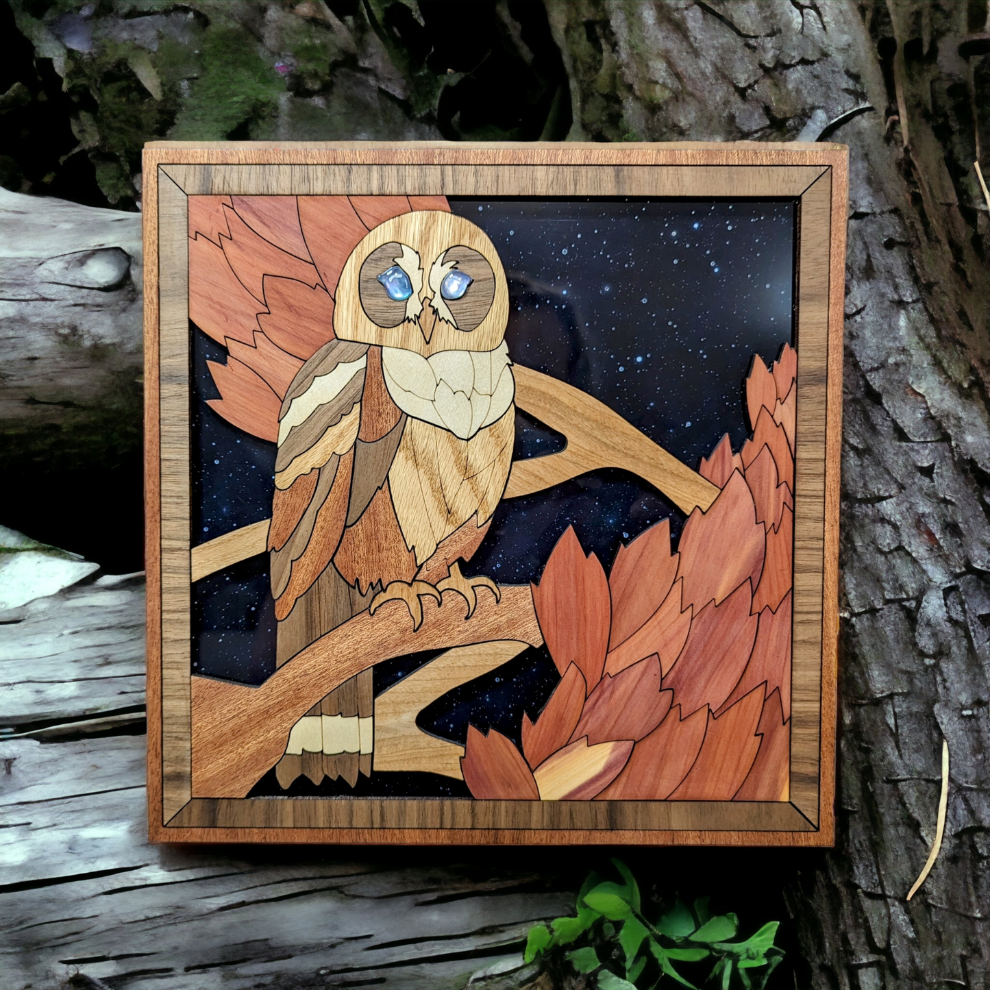 Owl in Trees Artwork