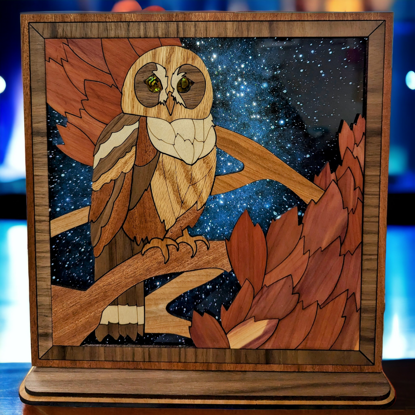Owl in Trees Artwork